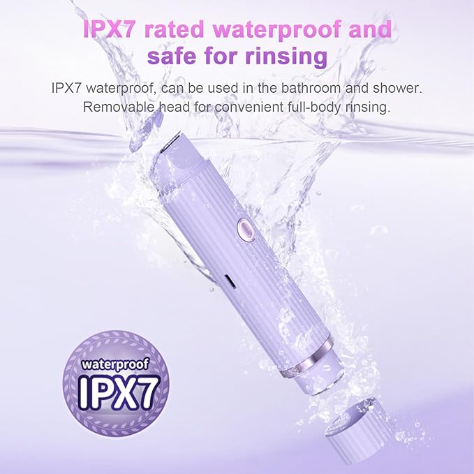 Double Head Electric Shaver IPX7 Waterproof .