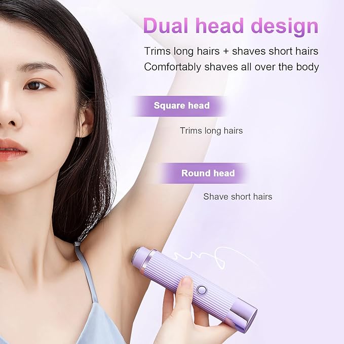 Double Head Electric Shaver IPX7 Waterproof .