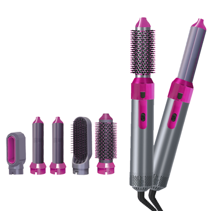 5-In-1 Professional Ceramic Air Wrap Styler & Hair Volumizer.