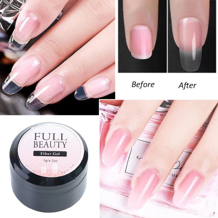 Creacked Repair Glue Nail Fiber Silk Extension Gel