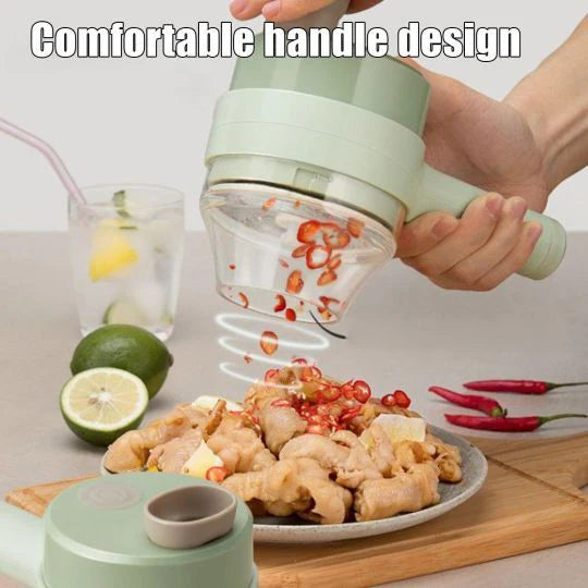 4-in-1 Wireless Chopper | Chop, Grind, Blend & Juice | Free Delivery