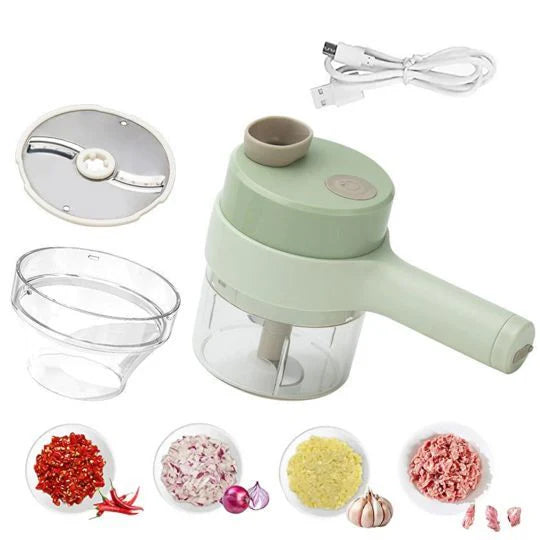 4-in-1 Wireless Chopper | Chop, Grind, Blend & Juice | Free Delivery